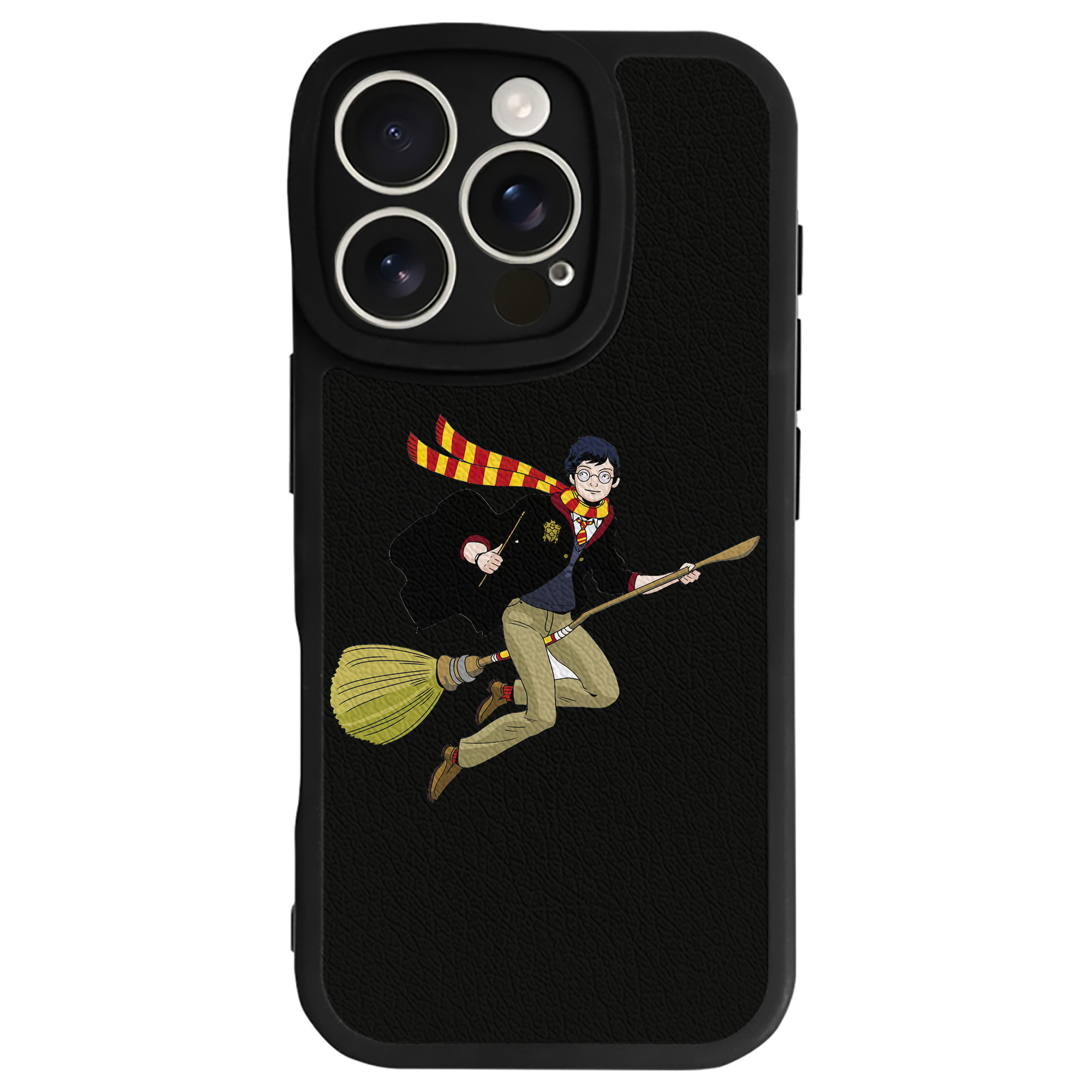 （画像用） Harry Potter ハリー・ポッターシリーズ 【iPhone 16シリーズ対応】シリコンスマホケース（レザー調） 材質：シリコン
